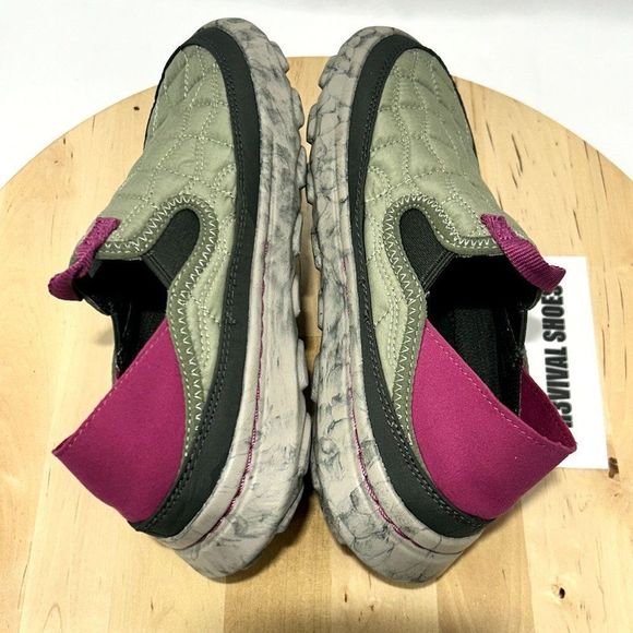 Merrell Gray and Pink Quilted Flats NWOT - Picture 8 of 11